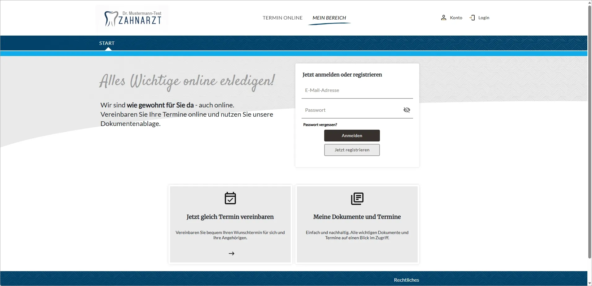 Patientenportal_Anmeldung
